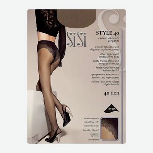 Бежевые колготки женские 40 den р.5 Sisi Style 55 г