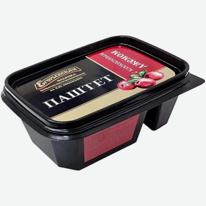Паштет Егорьевская КГФ с утиной печенью и брусничным джемом, 150г