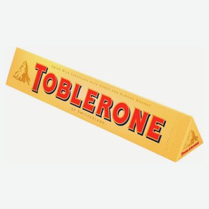 Шоколад молочный Toblerone с медово-миндальной нугой Швейцария, 100 г