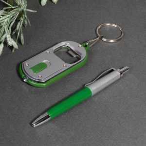 Набор подарочный, Men’s Direction, ручка, фонарик-брелок с открывалкой, в ассортименте