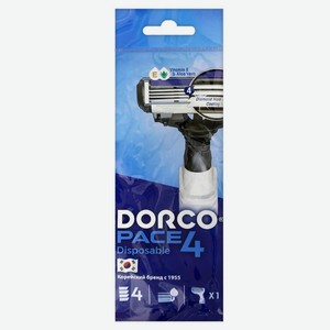 Бритвенный станок Dorco Pace 4 одноразовый