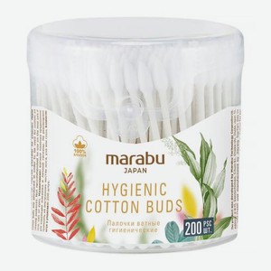 Ватные палочки Botanica Marabu 200шт 104 г