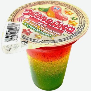 Желе  Желейка  Вишня, яблоко, персик и пузырьки, 150 г