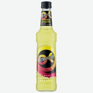 Коктейль Nemiroff Banana, Rum, Lime & Soda 0,33 л