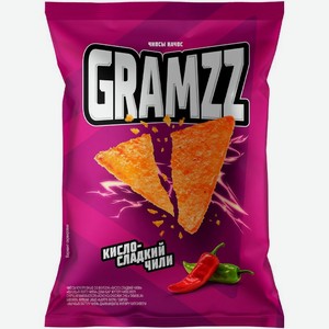 Начос кукурузные Gramzz со вкусом Кисло-сладкий чили, 55г