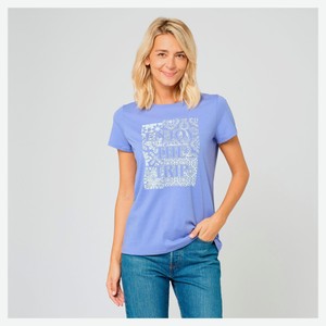 Футболка женская InExtenso с коротким рукавом голубая, р. XS-XXL
