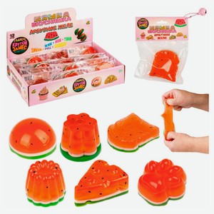 Игрушка-антистресс 1TOY Крутой замес Арбузный десерт 7,5×7,5×5 см, 1 шт в ассортименте