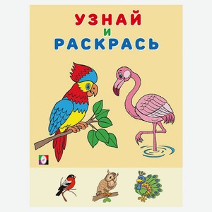Узнай и раскрась. Фламинго