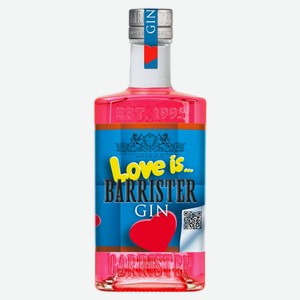 Джин Barrister Love is Россия, 0,7 л