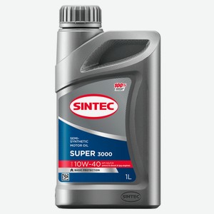 Масло моторное Sintec Super 10W-40 API SG/CD, 1 л