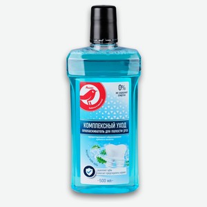Ополаскиватель для полости рта АШАН Красная птица Комплексный уход, 500 мл