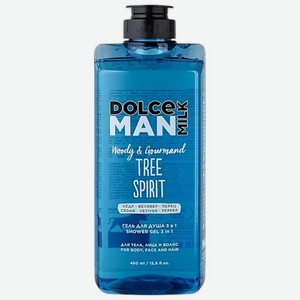 Гель для душа Dolce Milk Man Дух леса 3 в 1 для тела лица и волос 460 мл