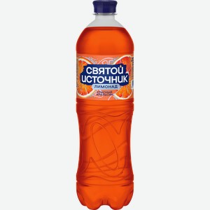 Лимонад СВЯТОЙ ИСТОЧНИК Красный апельсин, газированный, 0.5л
