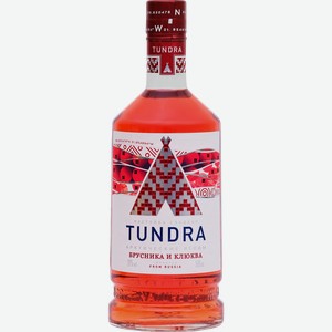 Настойка TUNDRA Арктические ягоды Брусника-клюква 20%, сладкая, 0.5л