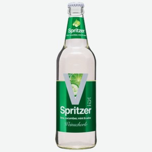 Напиток винный газированный V-Spritzer Лайм белый полусладкий 0,5 л