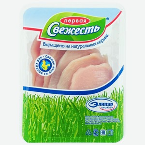 Слайсы Первая Свежесть из филе грудки птицы охлаждённые, 450г