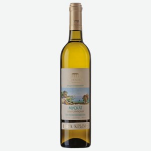 Вино Евпатория Мускат белое полусладкое 0,7 л