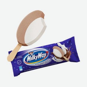 Мороженое эскимо, MilkyWay, 52 г, БЗМЖ