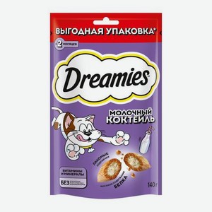 Лакомство для взрослых кошек со вкусом молочного коктейля Dreamies 140г 140 г