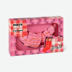 DOLCE MILK Носки женские Pink Croissant, Розовый, размер 36-39