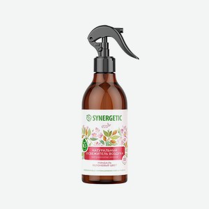 SYNERGETIC Освежитель-спрей для помещений Миндаль и яблоневый цвет (гипоаллергенный биоразлагаемый), 380 мл