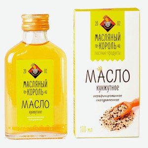 Масло кунжутное «Масляный король» нерафинированное сыродавленное, 100 мл
