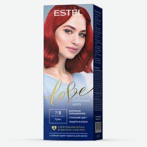 Стойкая крем-краска для волос Estel Love Рубин 7/5, 115 мл