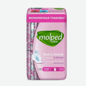 Прокладки Molped Ultra Long женские гигиенические супер 14шт, 14 шт