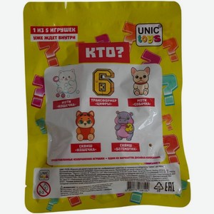 Игрушка Unic-Toys Мялка - животное, 1шт., 1 шт