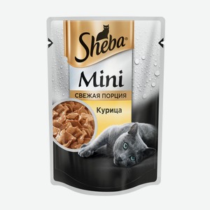 Влажный корм для кошек Sheba Мини (Mini) Свежая порция с курицей 50 г