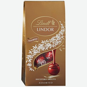 Набор конфет Lindt Lindor ассорти из шоколада с нежной тающей начинкой 100 г