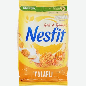 Готовый завтрак NESTLE Nesfit, с медом и миндалем, 400г
