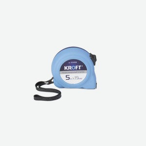 Рулетка Kroft 5мх19мм прорезин. корпус арт.202059