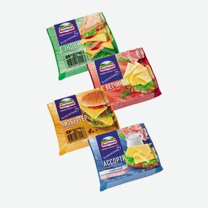 Сыр Hochland Плавленый Ломтики 45% В Ассортименте 150г