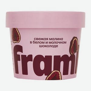 Малина в белом и молочном шоколаде быстрозамороженная Frambini 130г 130 г