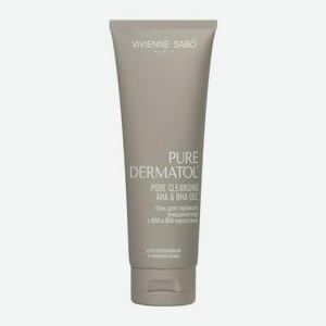 Очищающий гель для лица с кислотами Pure Dermatol Vivienne Sabo 120мл