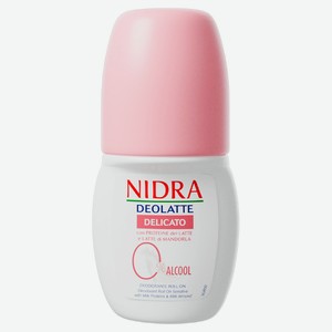 Дезодорант-ролик Nidra с молочными протеинами и миндальным молоком Италия, 50 мл