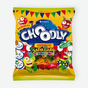 Мармелад Choodly Забавные ползунчики жевательный, 70г, 70 г