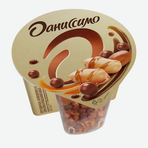 Йогурт Даниссимо Роскошный (Deluxe) Арахисово-шоколадный микс 2.9% 130 г