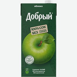 Нектар Добрый, Фермерские Яблочки, Мультифрукт, Персик/яблоко, 2 Л
