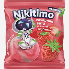 Сахарная Вата Никитимо, Клубничная, Шоколадная, 1 Г