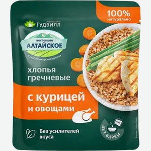 Хлопья гречневые «Гудвилл» с курицей по-домашнему, 40 г