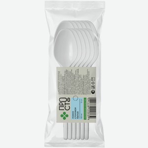 Ложки одноразовые столовые Пр!ст, 12шт