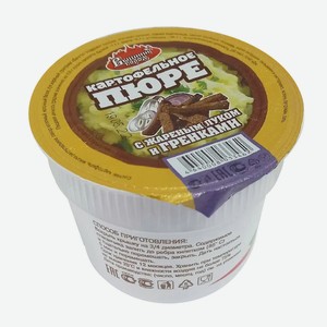 Картофельное пюре в стакане с жареным луком и гренками 37г, Вышний город