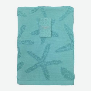 Махровое пляжное полотенце бирюзовое Wellfort 70*130см 270 г