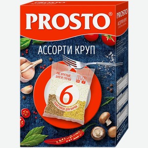Ассорти круп Prosto Булгур-Рис-Гречка 6×62,5г 375г