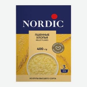 Хлопья пшенные Nordic 400г 400 г