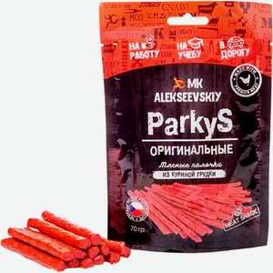 Снеки мясные MK Alekseevskiy ParkyS оригинальные сырокопченые 70г