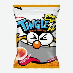 Жевательный мармелад со вкусом апельсина Tinglezz 50г 50 г