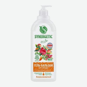 Гель-бальзам для мытья посуды Synergetic Сочный гранат и абрикос 1л 1.02 кг